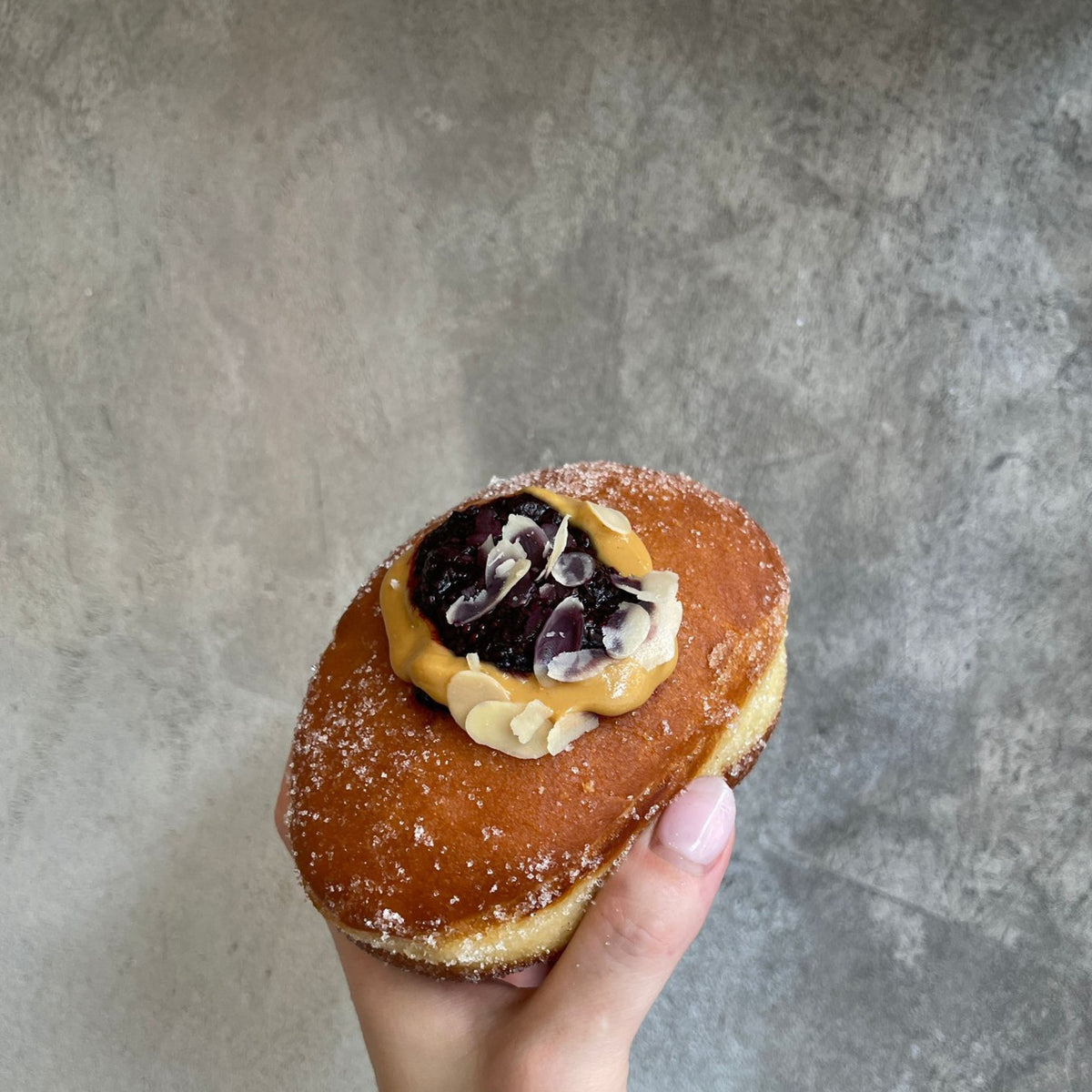 Donut Peanut butter & jelly (filled) coco donuts
